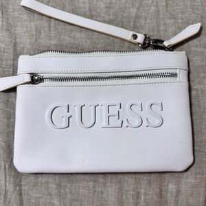 GUESS Elegant White Wristlet
